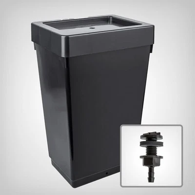 AUTOPOT Blumat Tank 47L – lichtdicht, algenfrei, mit Deckel, 8mm Anschluss Tropf-Blumat