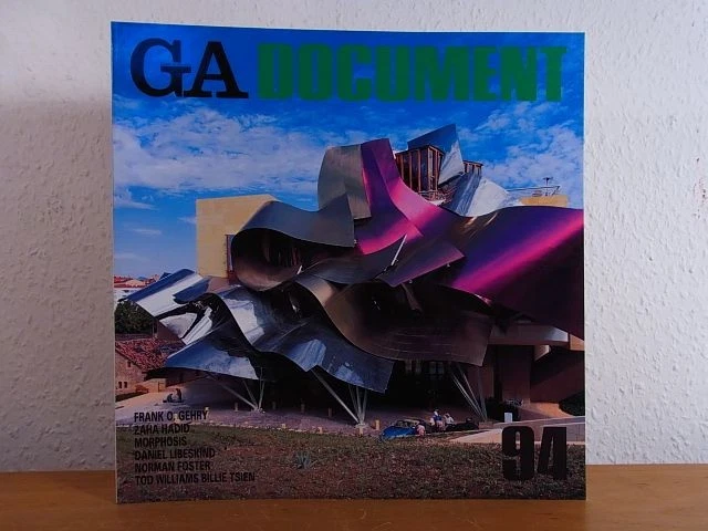 GA - Global Architecture Document 94. Frank O. Gehry, Zaha Hadid, Morphosis, Dan - Bild 1 von 1