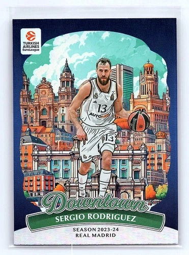 Sergio Rodriguez 2024-25 Donruss EuroLeague #9 Downtown Case Hit SSP