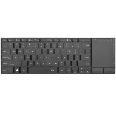 Rii Wireless Bluetooth Keyboard,Multi Device Rechargeable Stainless Steel Ult...