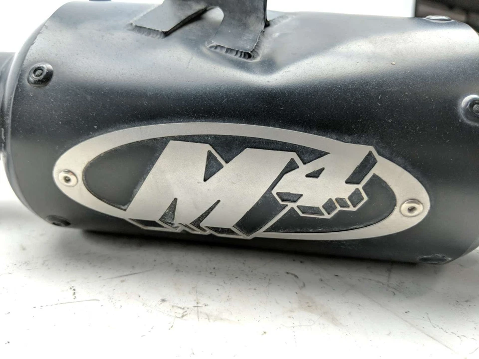 09 Yamaha FZ6R FZ6 Aftermarket M4 YA6522 Full Exhaust Muffler Can Header Pipe - Image 3 of 4