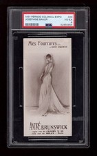 PSA 4 JOSEPHINE BAKER 1931 Andre Brunswick Colonial Exposition Card #20 RARE 1/1
