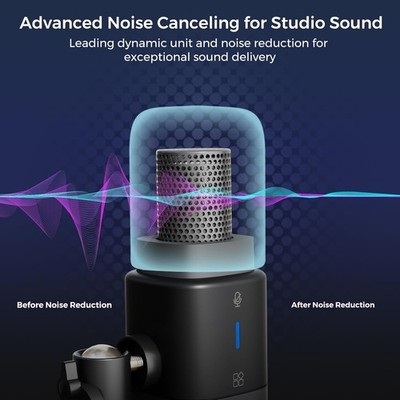 NearStream USB/XLR Dynamisches Mikrofon Noise Cancelling UVP 79£ - ohne Halterung