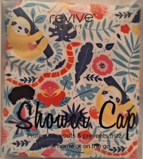 Nuevo gorro de ducha Revive Beauty - perezosos, tucanes, serpientes, mariposas selva tropical