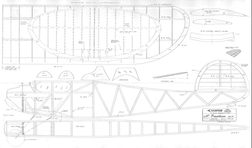 PIANO CENTRALE ELETTRICA + ARTICOLI DA COSTRUZIONE per aereo modello Taibi's 84" OT FF/RC - Foto 2 di 10