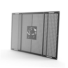 RV Screen Door Grille,Dog Friends Design, Aluminium Alloy Material Protects