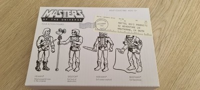 Super7-ReAction-Masters of the Universe-MotU - Stage 1 Prototype 4 Figuren Set