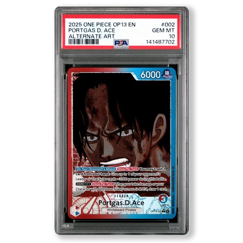 Portgas.D.Ace (Alternate Art) graded PSA 1 for sale on eBay