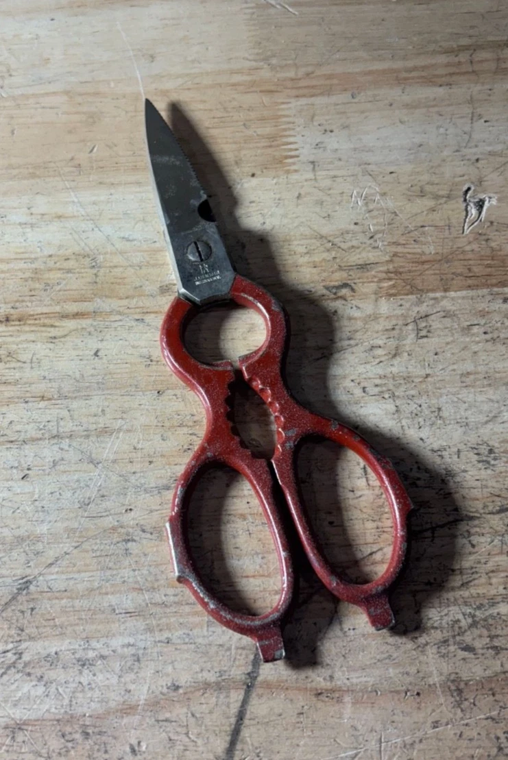 J.A. HENCKELS 43930 VINTAGE TWIN KITCHEN SHEARS Made In Brazil -- Multipurpose