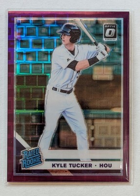 2019 Donruss Optic Kyle Tucker Rated Rookie Purple Pandora Prizm /99 RC #43 Cubs