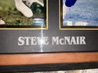 Steve McNair Autographed Original 8x10 Framed Photo Oilers Titans