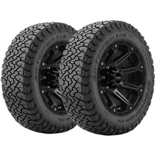 Qty 2 Lt28560r20 Bfg All-terrain Ta Ko3 125122s Lre Black Wall Tires