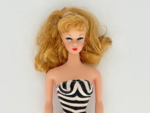 35th Anniversary Blonde Barbie Doll Reproduction of 1959 Swimsuit 1993