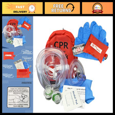 CPR Mask for Adults, Children & Infants - 2 Valves, Keychain Res-Cue Mask