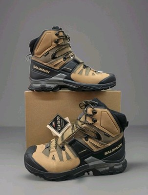 Salomon Quest 4 Gore-Tex GTX Hiking Boots Tan Black Men s Size 13 477499 NEW