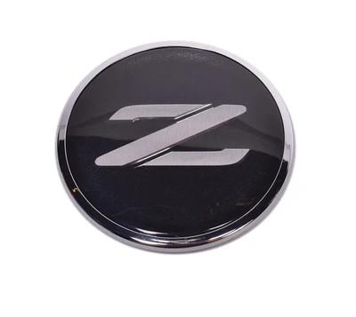 JDM Nissan Z32 300ZX Fairlady Z Black and Silver Front Emblem