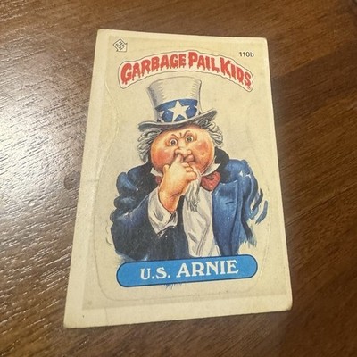 Topps Garbage Pail Kids U.S. Arnie 110b Teacher Wanted 1986 Trading Cards Lot