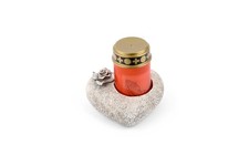 Novaliv Dekoobjekt 19797-128017-1xStuck Grabschmuck Herz Rose