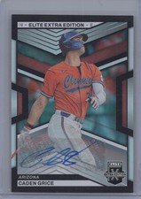 2023 Panini Elite Extra Edition #128 Caden Grice Signatures