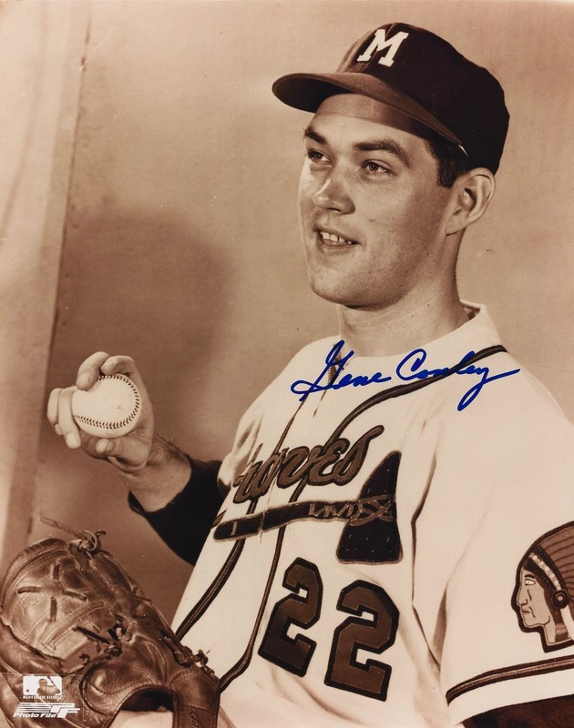Gene Conley Boston/Milwaukee Braves (1952, 1954-1960) - Autographed 8 x 10 Photo