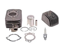 50ccm Zylinder + Zylinderkopf 10mm für Piaggio Vespa Ciao Bravo Boxer Si Mofa