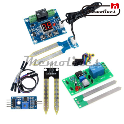 DC 5V/12V Soil Moisture Humidity Controller Sensor LED Module Detector DIY Kit