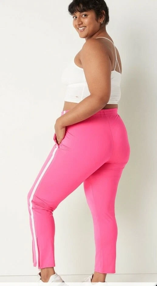 XL Victoria Secret PINK Track Pant Gym Extra Large V.S. Womens Capri Pink