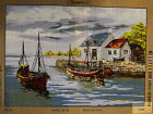 Printed needlepoint Tapestry Gobelin L Small Port Canvas Only 10546 60x80 Cm