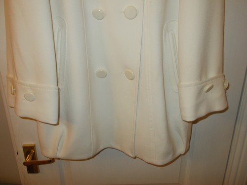 M&S white pea coat size 10 UK 38 Eur new BNWT - Picture 3 of 7