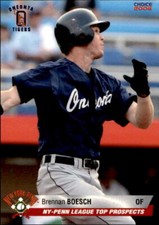 2006 New York-Penn League Top Prospects #25 Brennan Boesch Santa Monica CA Card