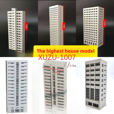 #ad Diorama 1 150 200 300 64 Tall Building Mansion Residential Building Scene Model $52.56