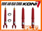 KONI ADJUSTABLE FRONT & REAR SHOCK ABSORBERS FOR FORD FALCON FG FGX UTE