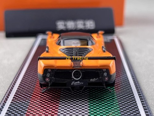 ZD U2 1:64 Orange Zonda Tricolore Racing Sports Model Diecast Resin Car BN - Picture 8 of 12