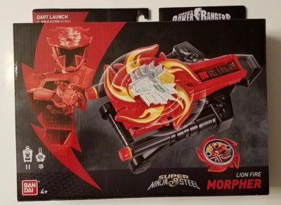 power rangers super ninja steel lion fire morpher