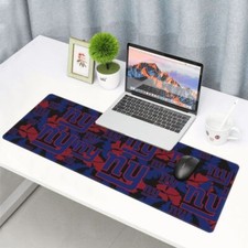 New York Giants Oversize Rubber Keyboard Pad Printed Mouse Pad 11.8x31.5in