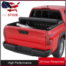 5.5FT Soft Roll Up Tonneau Cover For 2004-2015 Nissan Titan Short Bed Truck