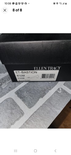 Tacones Ellen Tracy Bastion negros/avellana Usados en Excelente Condición Talla 6.5 - Imagen 8 de 8