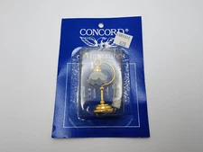 Vintage Concord 1:12 Wired Desk /Table Lamp Old / New Stock Dollhouse Miniatures