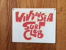 Windansea Surf Club Surfing Surfer San Diego La Jolla Beach Vintage Metal Sign