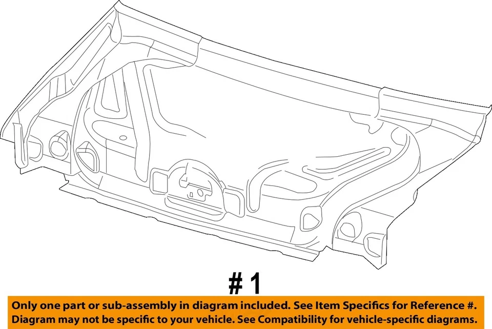 Used Deck Lid fits: 2017 Dodge Challenger w/spoiler w/rear view camera w/notched Foto 4 de 4