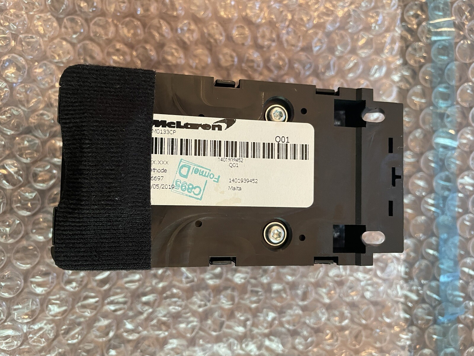GENUINE NEW MCLAREN MSO 720S/765LT CARBON INTERIOR WINDOW SWITCH MODULE PAIR
