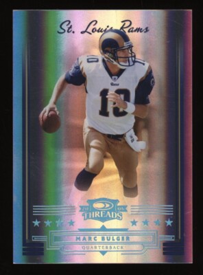 2006 Marc Bulger Donruss Threads Platinum Holofoil #02/25 *NICE*