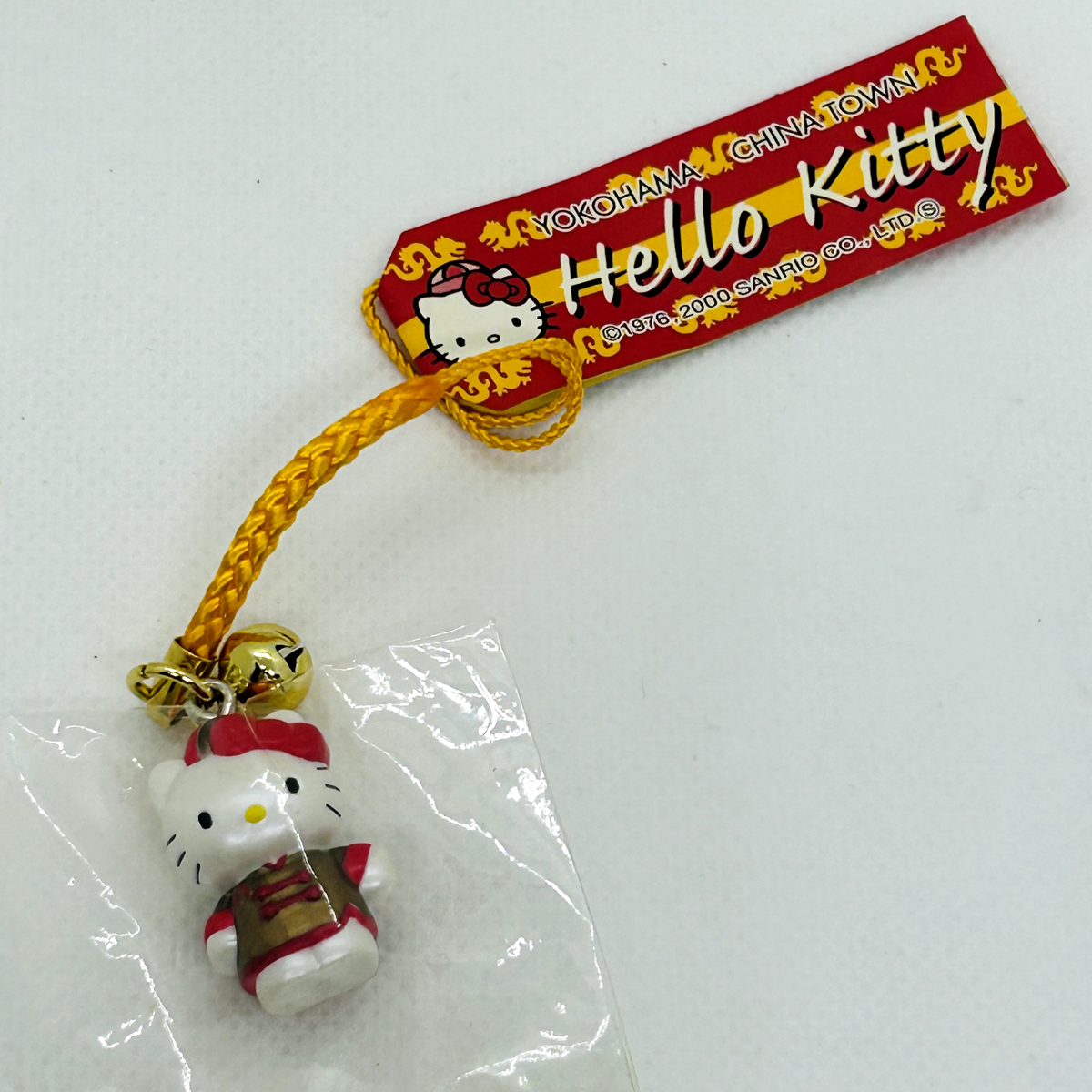 Hello Kitty YOKOHAMA CHINA TOWNストラップ 根付け 横浜チャイナ