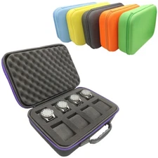 8Slots Travel Watch Storage Box Wristwatch Display Case Outdoor Bags Boxes