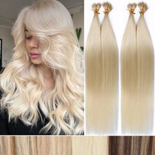 Thick 100 Remy Human Hair Extensions Nano Ring Rings Loop Beads Balayage 200PCS