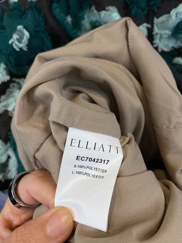 Elliatt Georgina Maxikleid Multi Blumen Akzent Netz Trägerlos Größe Large NEU - Bild 12 von 13