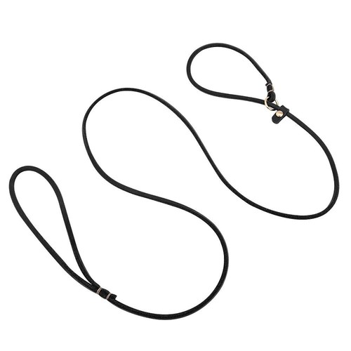 Leather Dog Show Slip Lead Puppy Small Dog P Lead Choke Training Lead* - Picture 17 of 21