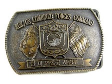 ROK/USA Combined Forces Command Korea Belt Buckle 62514