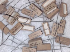 10 - DALE CP-5 .3ohm 5watt Cement Power Resistors Sand Block - NOS New Old Stock