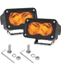 Amber Led Pods 2pcs 3 Inch 40w Cree Led Fog Lights Combo Beam Led Bumper Lig...